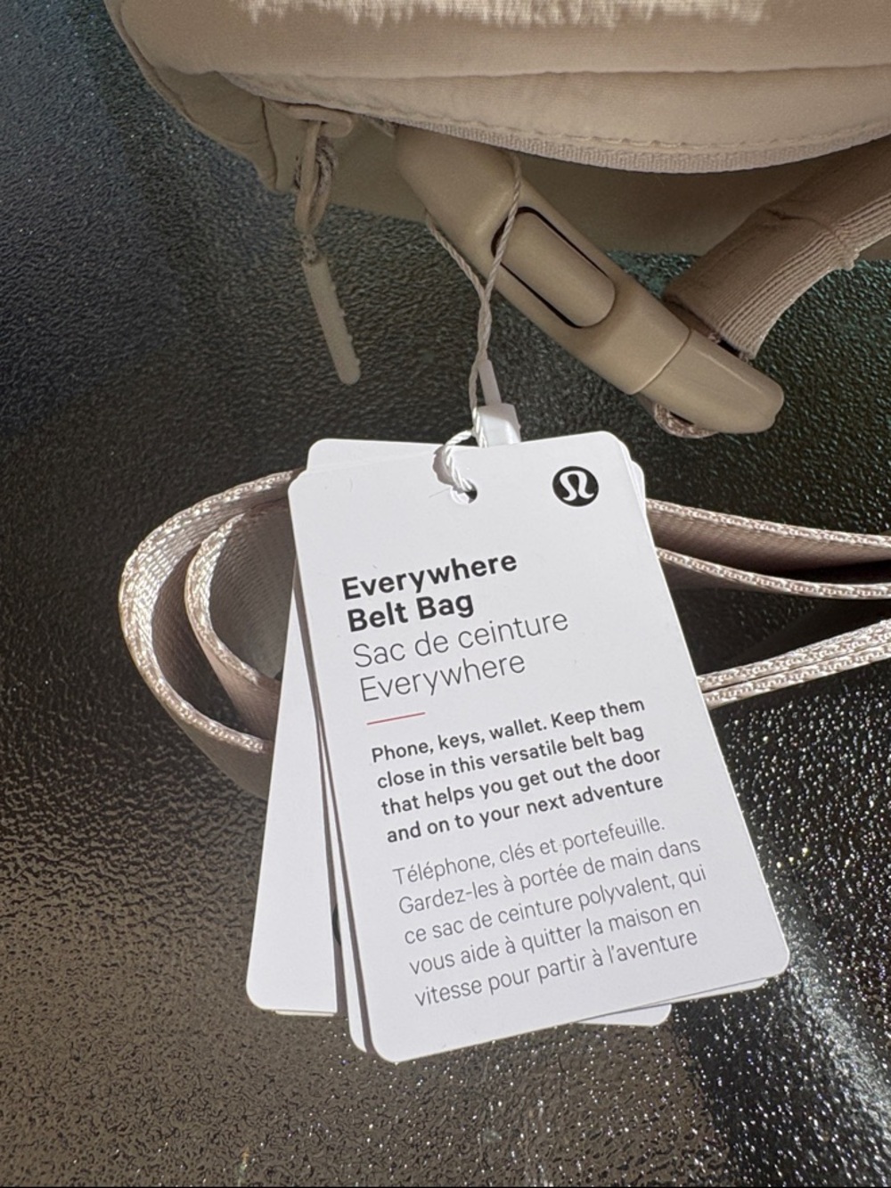 Lululemon Everywhere Belt Bag NWT Soft Beige Crossbody Fanny Pack - Picture 2 of 7